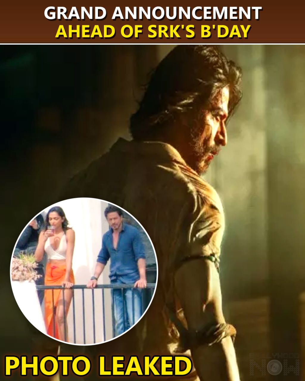 Deepika Padukone and ShahRukh Khan's leaked photo from the sets of ...