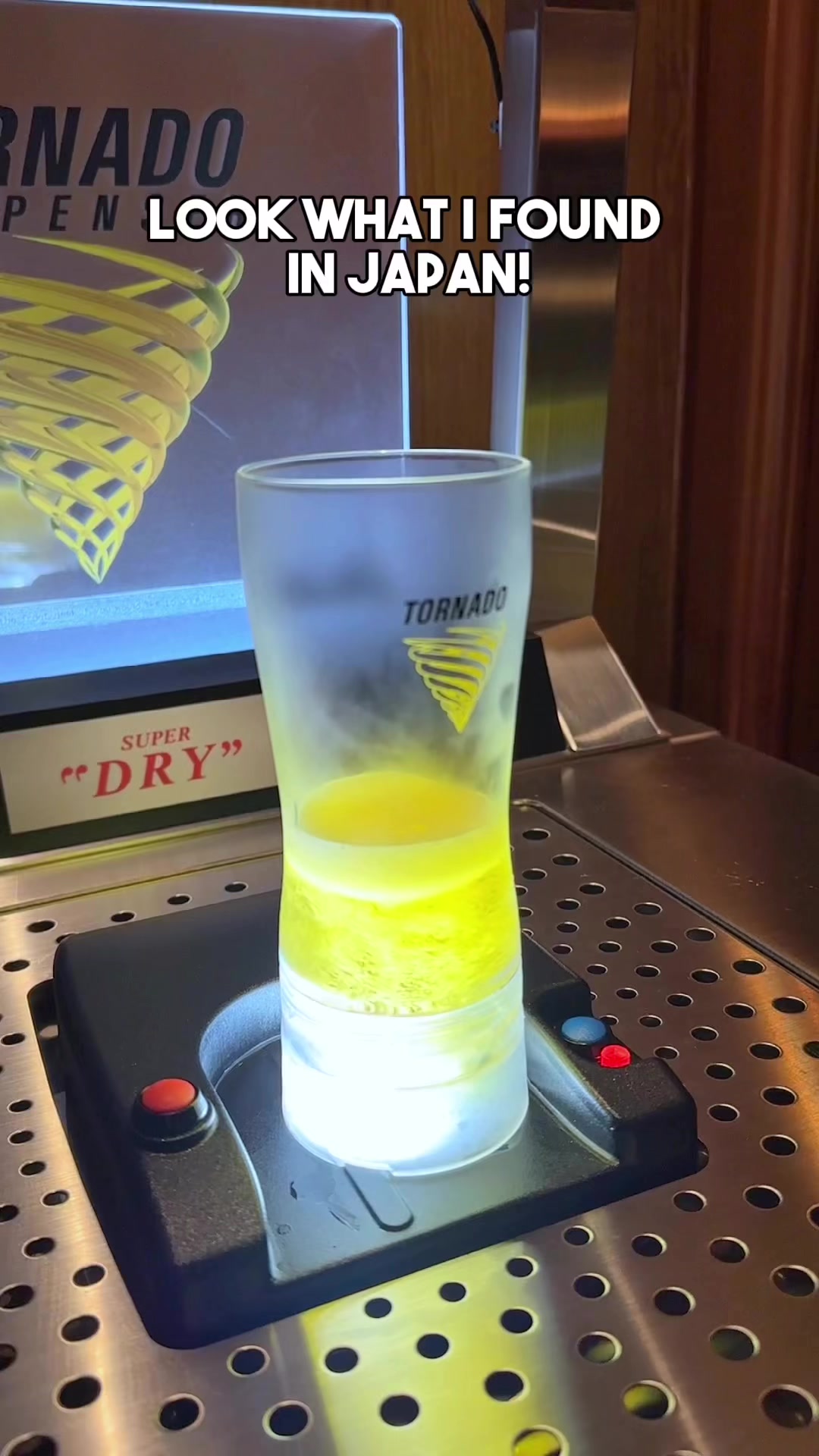 Check out this cool beer machine in Japan! #japan #travel