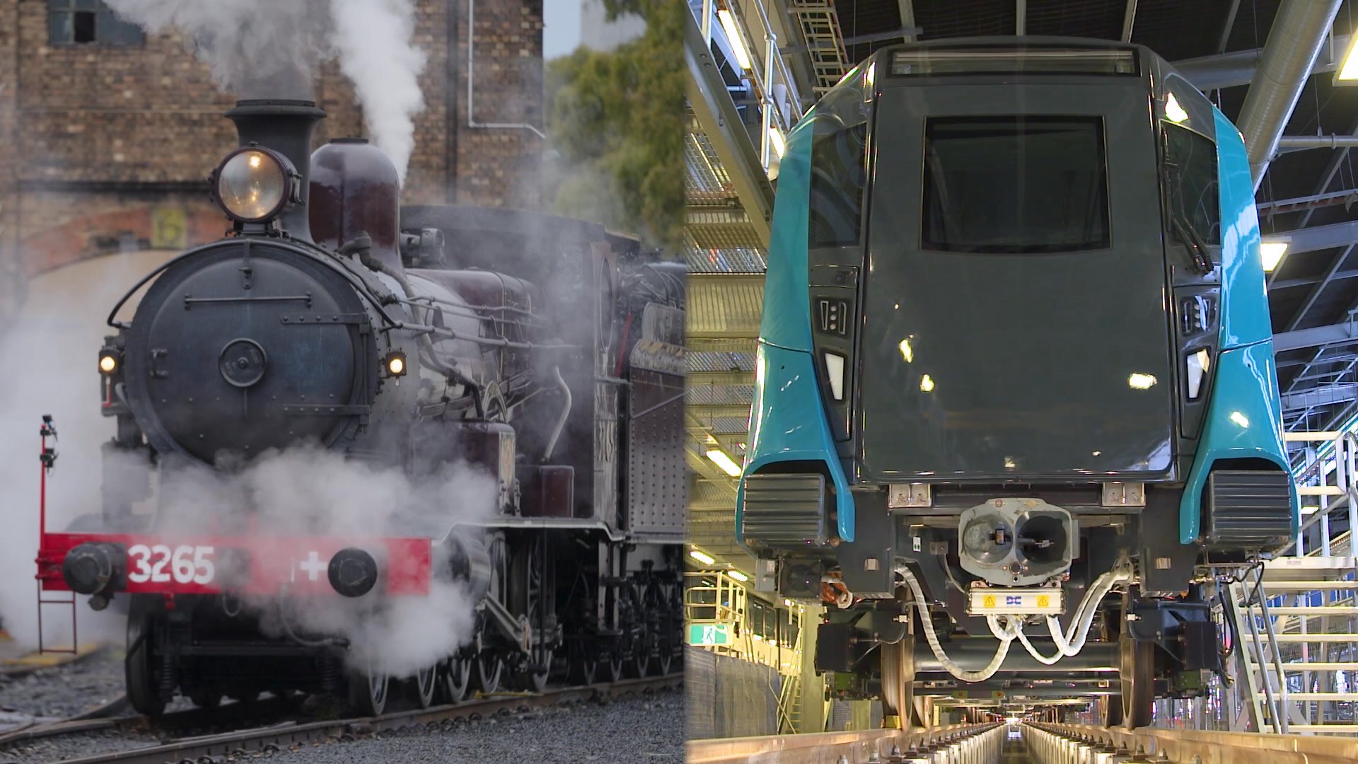 🚂🚇 What does locomotive 3265 have in common with the metro? At Central ...