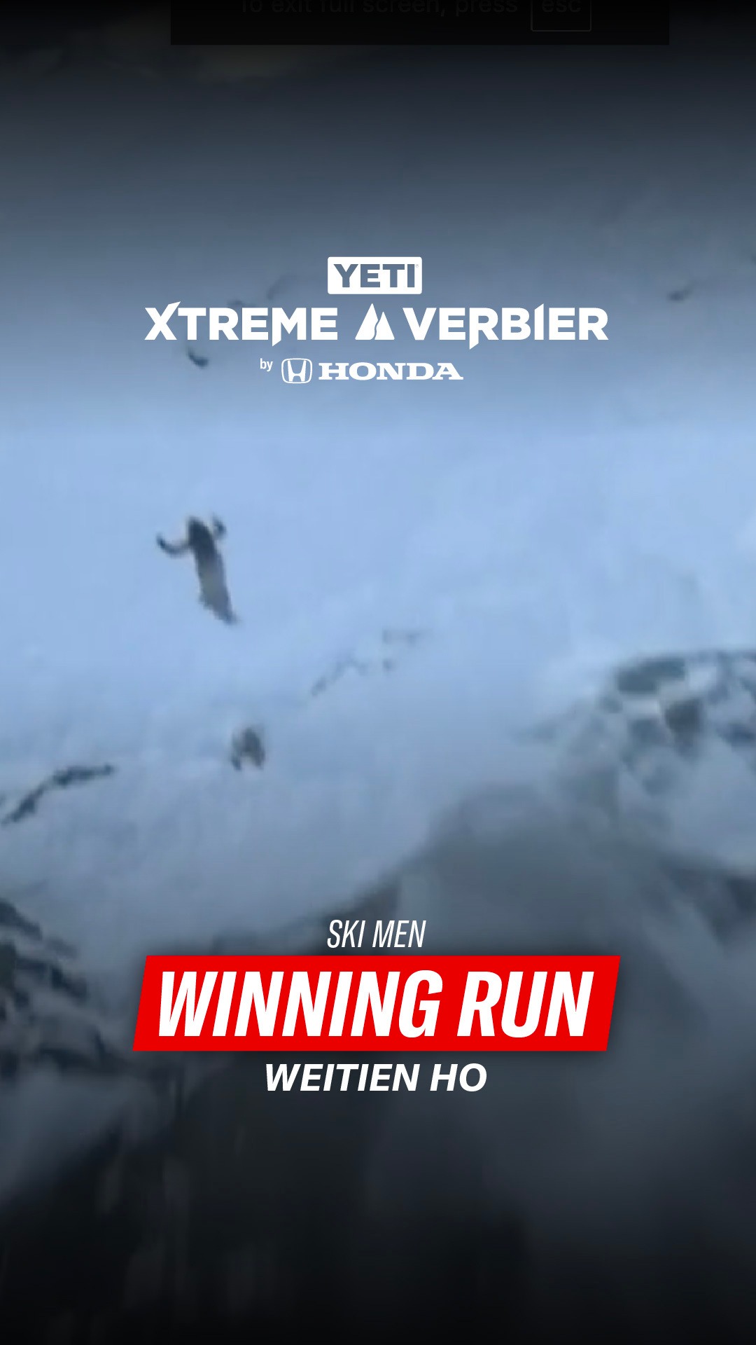 Peak Performance rider Weitien Ho delivers a stunning run on the Petit ...
