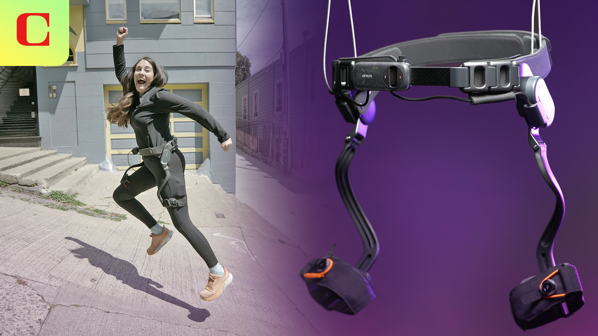 The DNSYS X1 is a powered exoskeleton that uses AI to predict your