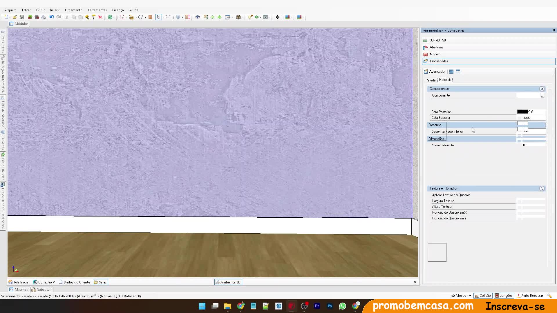 Modelando uma Sala simples no Promob renderizando pelo Real Scene 1.0 ...