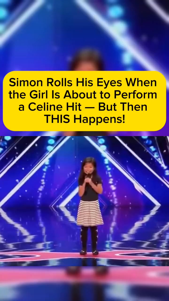 Simon Rolls His Eyes When the Girl Is About to Perform a Celine Hit ...