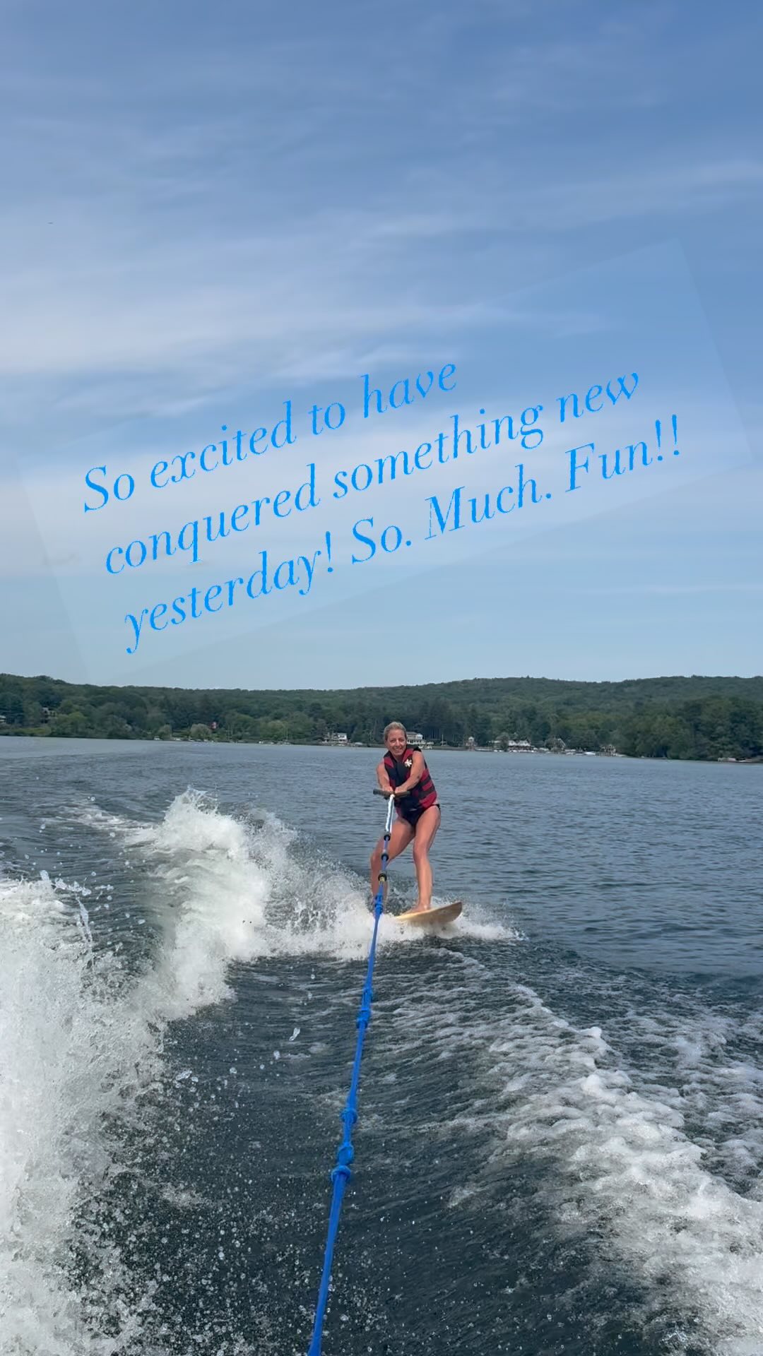 Water sports are not my “thing” so I was thrilled to have conquered a ...
