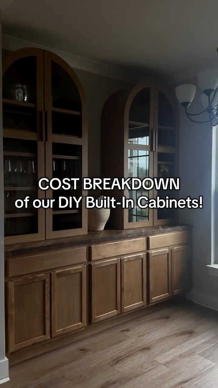 Another beautifully done DIY built in cabinets project that’s totally ...