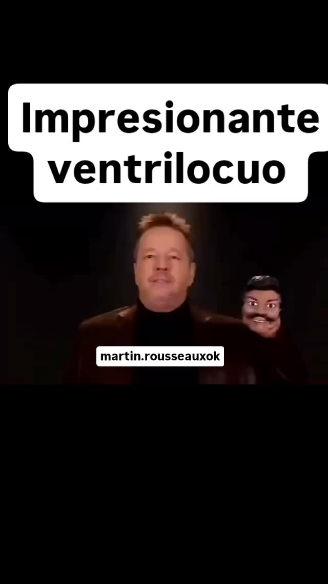 #viralvideos #alternative #arte El mejor ventrilocuo del mundo ...