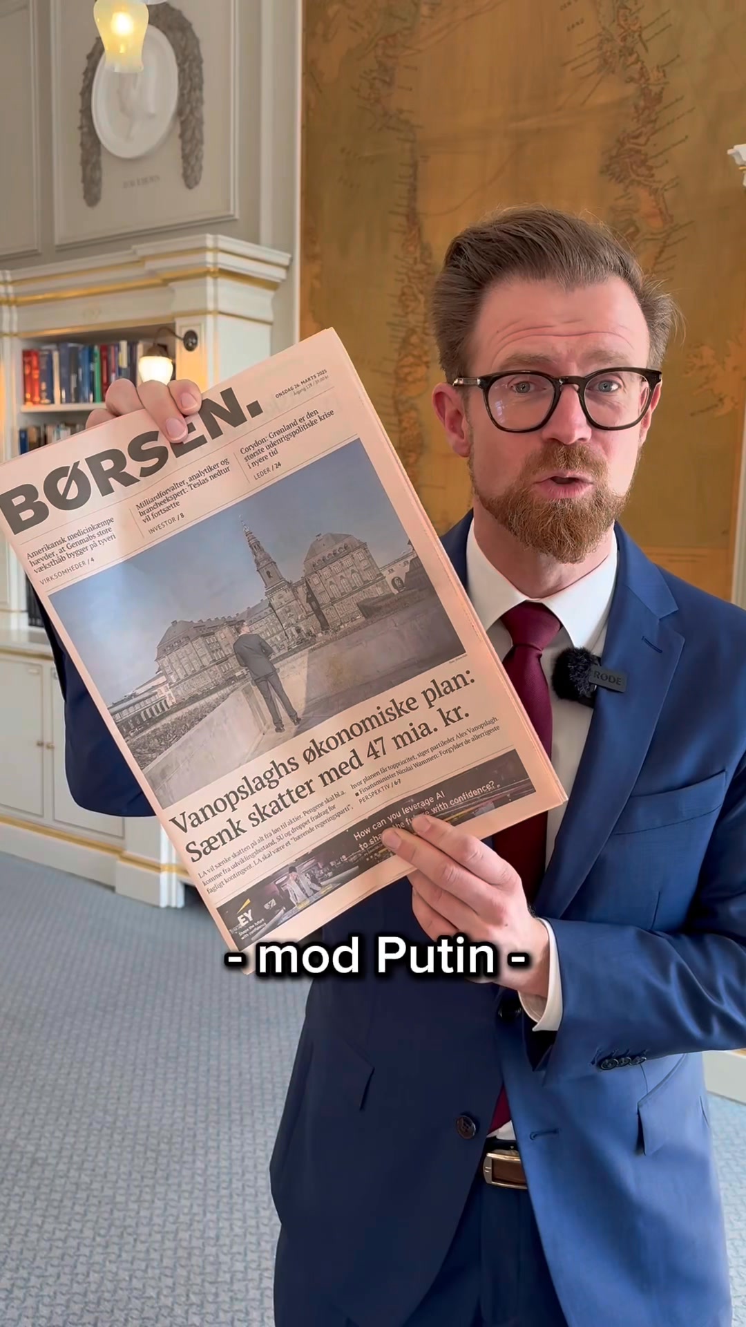 Hvordan skal Putin blive skræmt af store skattelettelser?😧💸 I en tid ...