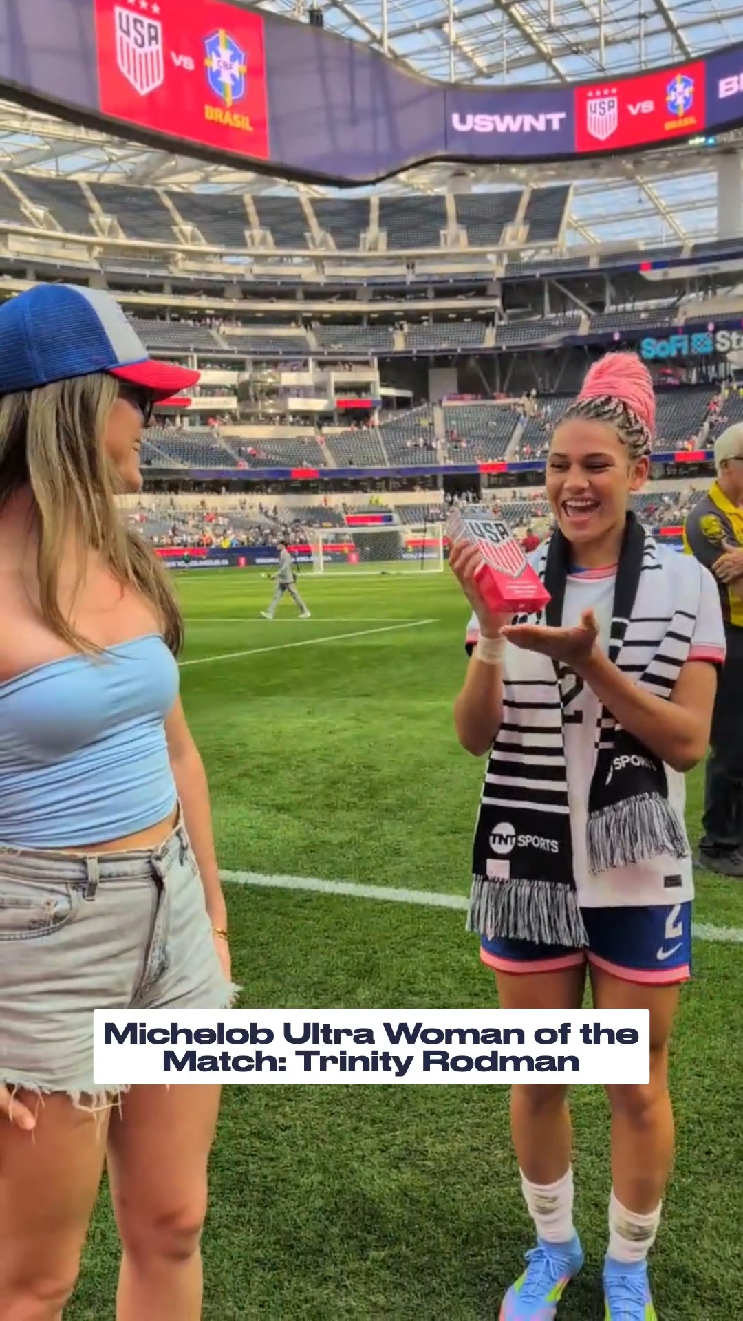 Playing in front of her hometown and taking home the Michelob ULTRA ...