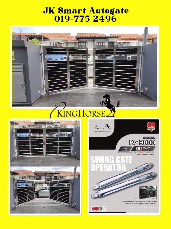 【KING HORSE 】Autogate system Model：K-3000 Site：Bandar Dato Onn Thanks ...
