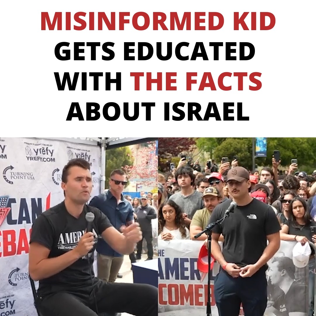 Misinformed Kid Gets Educated With the Facts About Israel Subscribe to ...