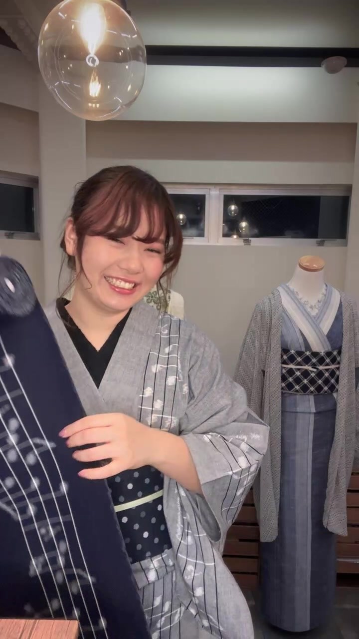 お買い得!!】キモノモダン ＜召しませ花＞鶴の調べ MONO 染みる