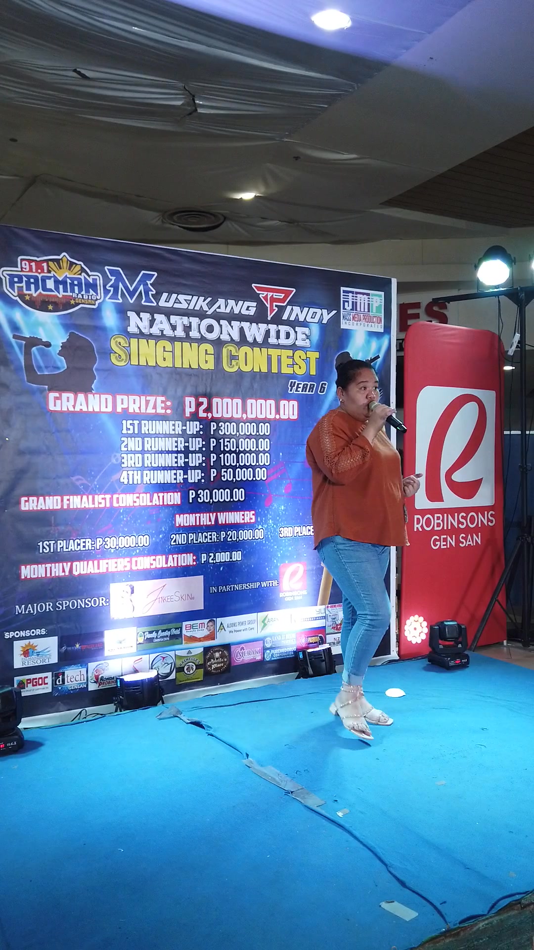 Contestant number 34 during April 12 audition, She is from Kidapawan ...