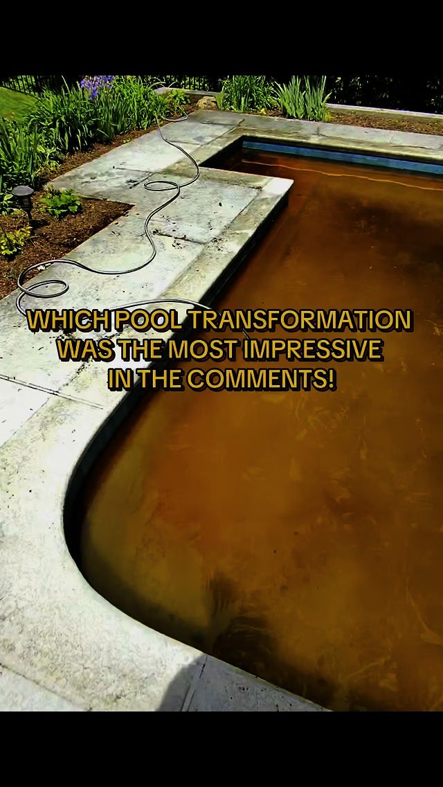 We’ve done some CRAZY pool transformations… but which one was the ...