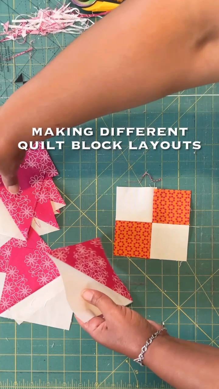 Full video about beginner quilt block units and how to play with ...