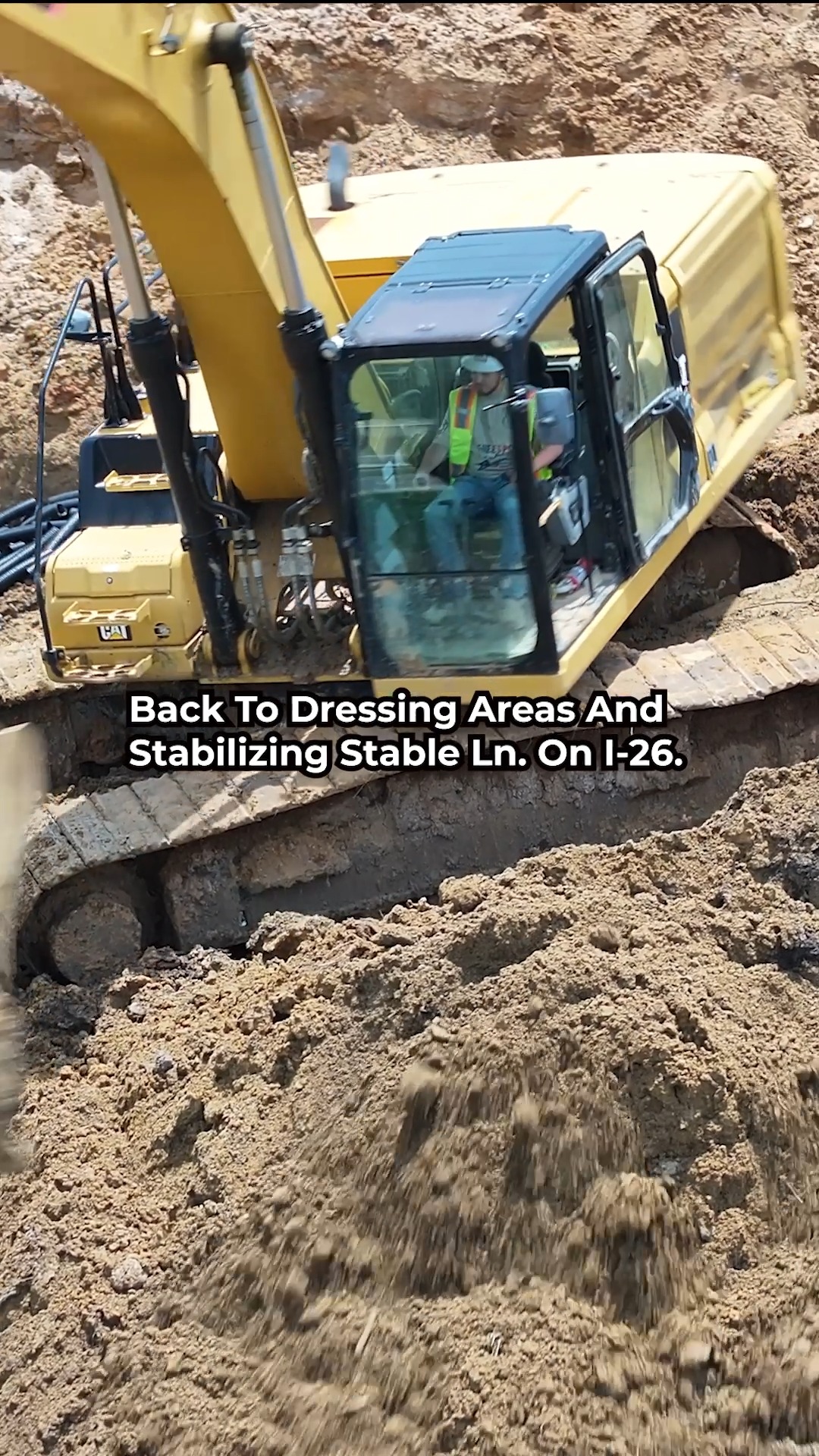 Stabilization and Grading Crews keeping progress moving on I-26 in ...