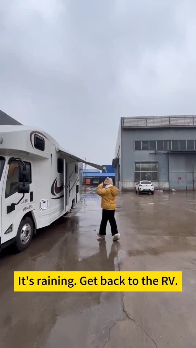 RV Camping In Rain Caravan Camping In Rain Rv Life Rain Storm ...