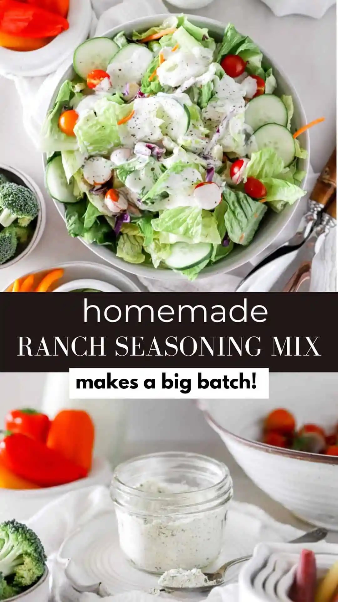 Homemade Ranch Seasoning Making your own homemade ranch seasoning mix ...