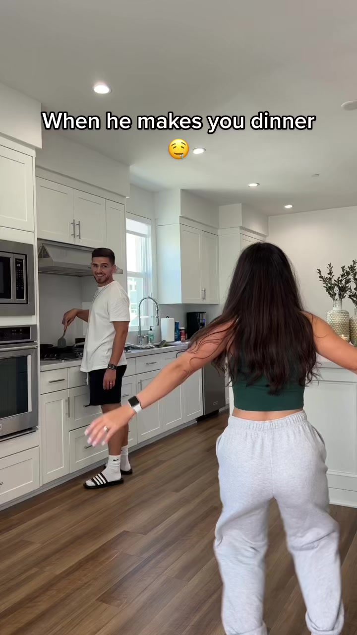 I'm way too happy when he cooks 😍😂 reels cooking husband