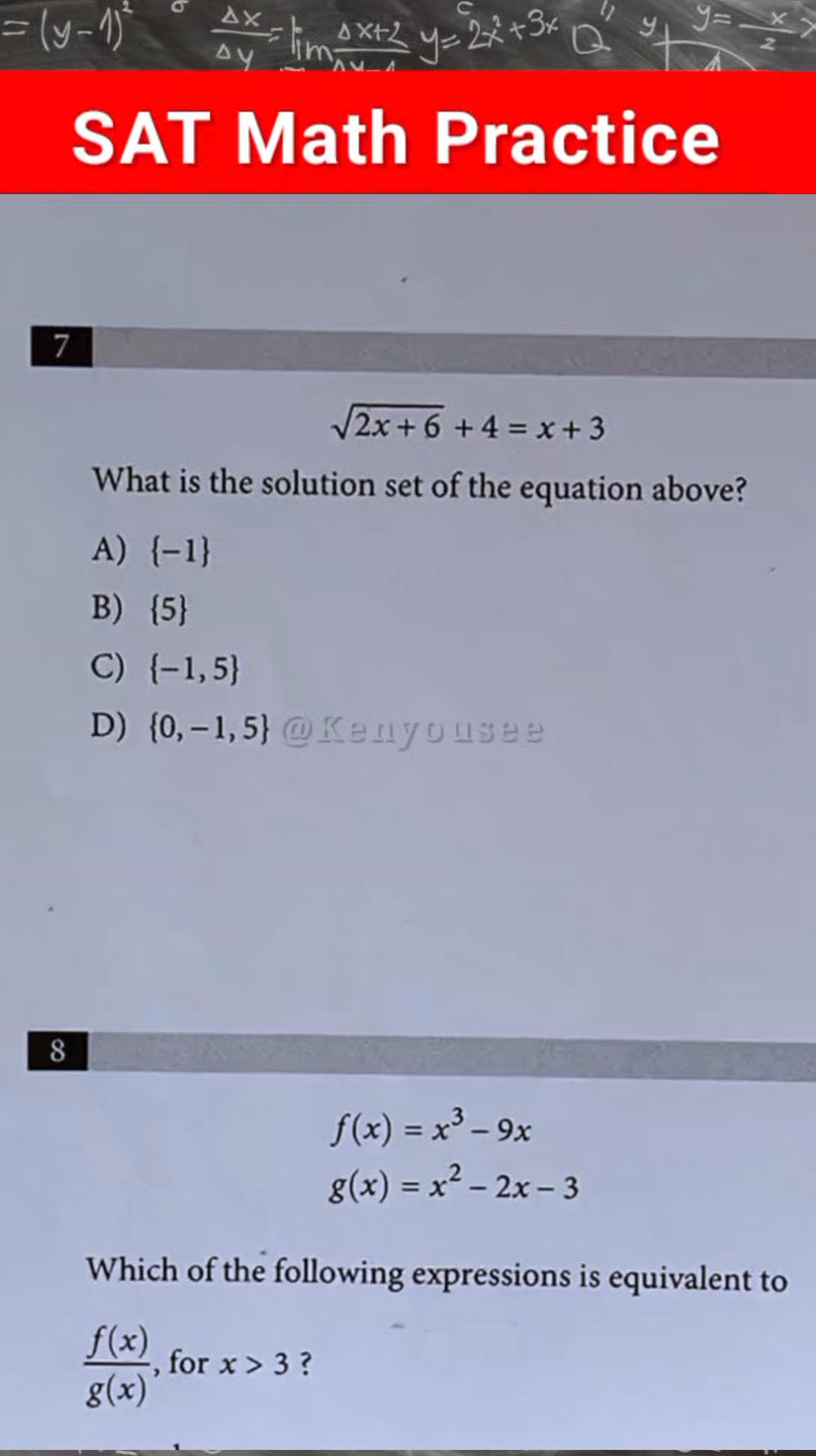 Quadratics Your SAT/ACT Math Tutor ‼️ Looking for Math problems and ...