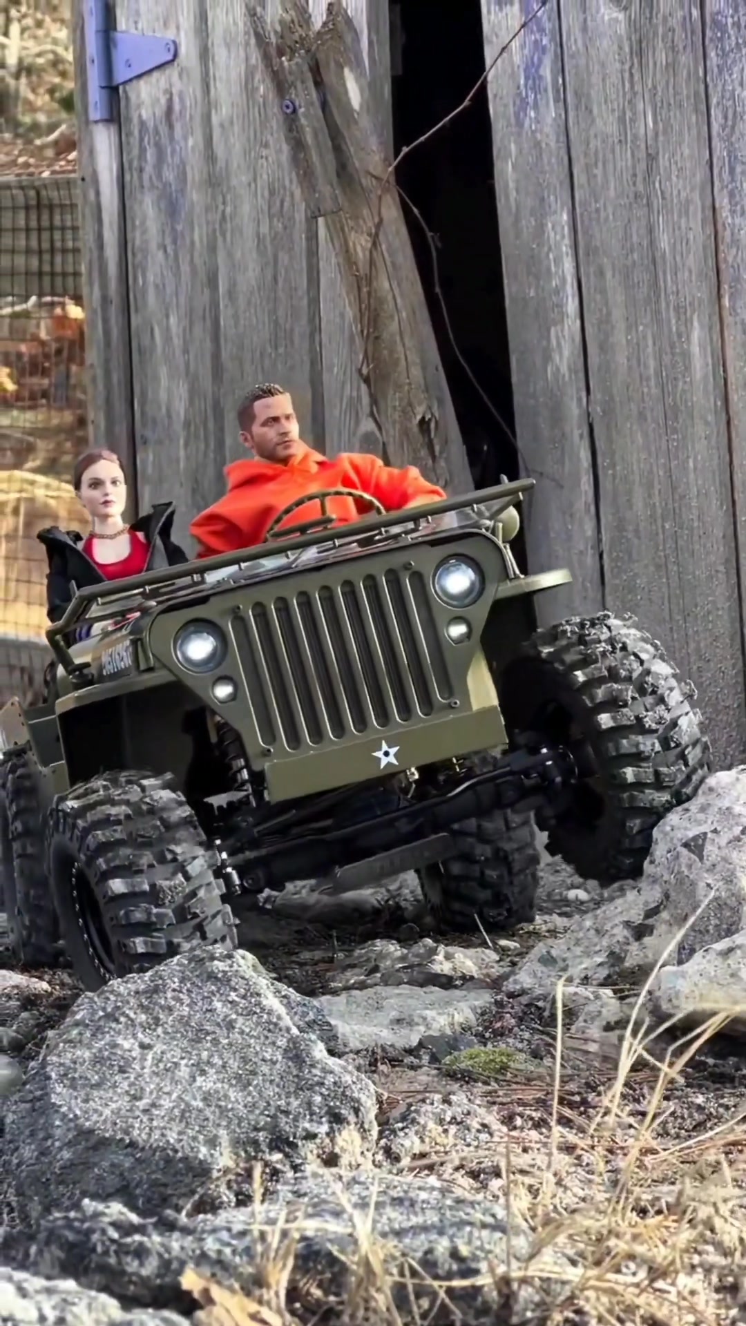 1/6 ジープ Fully functional 1/6 scale 21st century jeep model with working