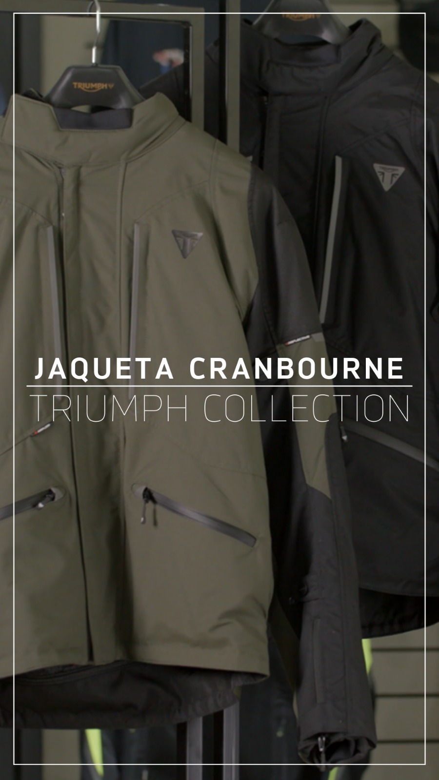 😎 Já conhece a Jaqueta Cranbourne? Impermeável e respirável, ela