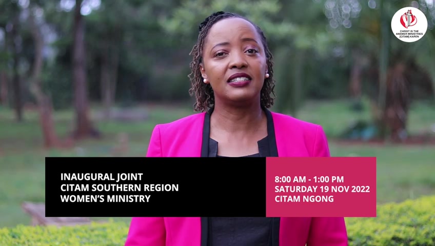 Happening this Saturday at CITAM NGONG. #WhereChristIsTheAnswer # ...