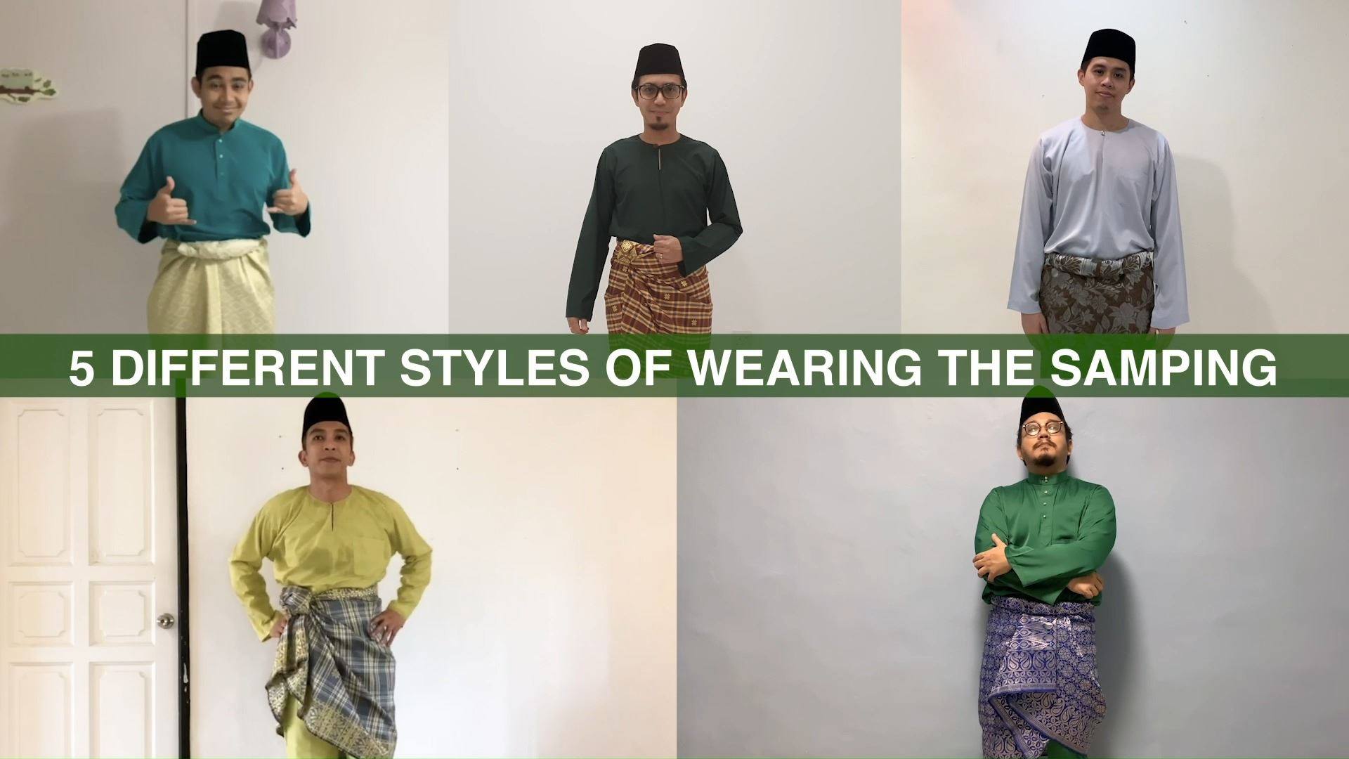 Make sure to look your best when you go Raya visiting to your parents ...