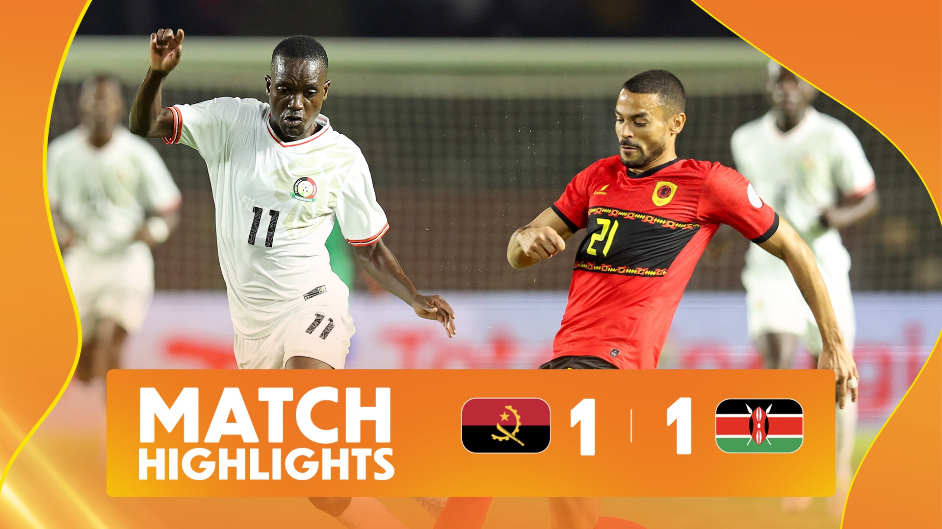 🎥 HIGHLIGHTS: 🇦🇴 1–1 🇰🇪 Angola and Kenya settle for a draw in their ...