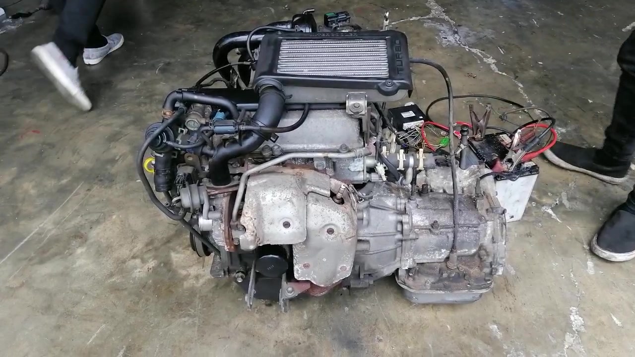 Daihatsu EF EF-DET Turbo 660CC 3 Piston Engine With 4AQ Auto 