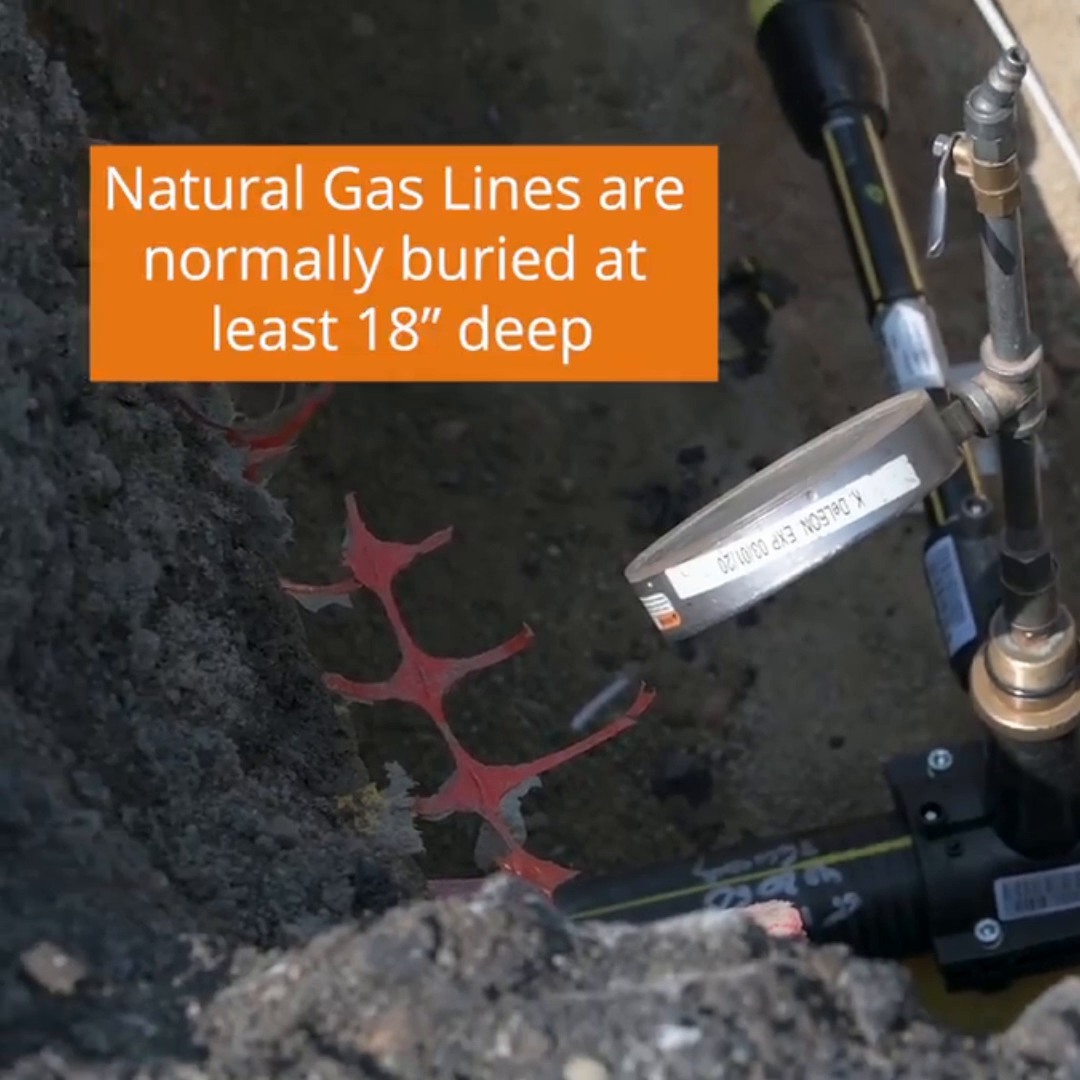 After underground pipes and wires are marked, safety is in your hands ...