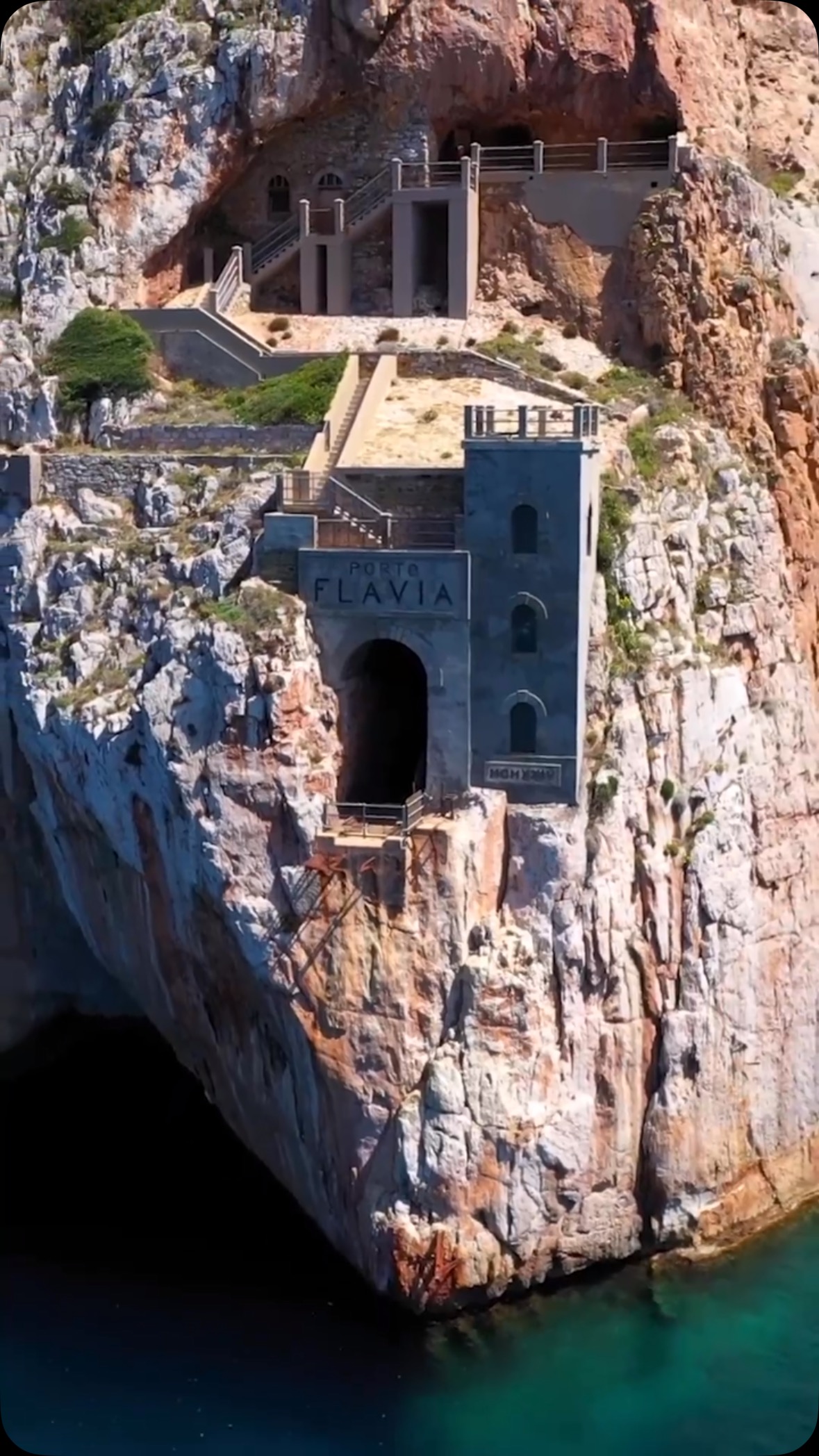 🌊 Porto Flavia: Where History Meets the Sea ⛏️ An engineering
