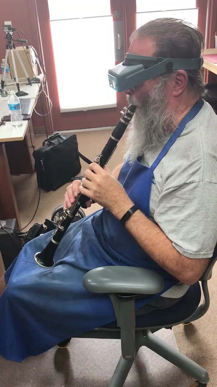 Replacing a needle spring. #clarinet #clarinetist | Bruce Marking ...
