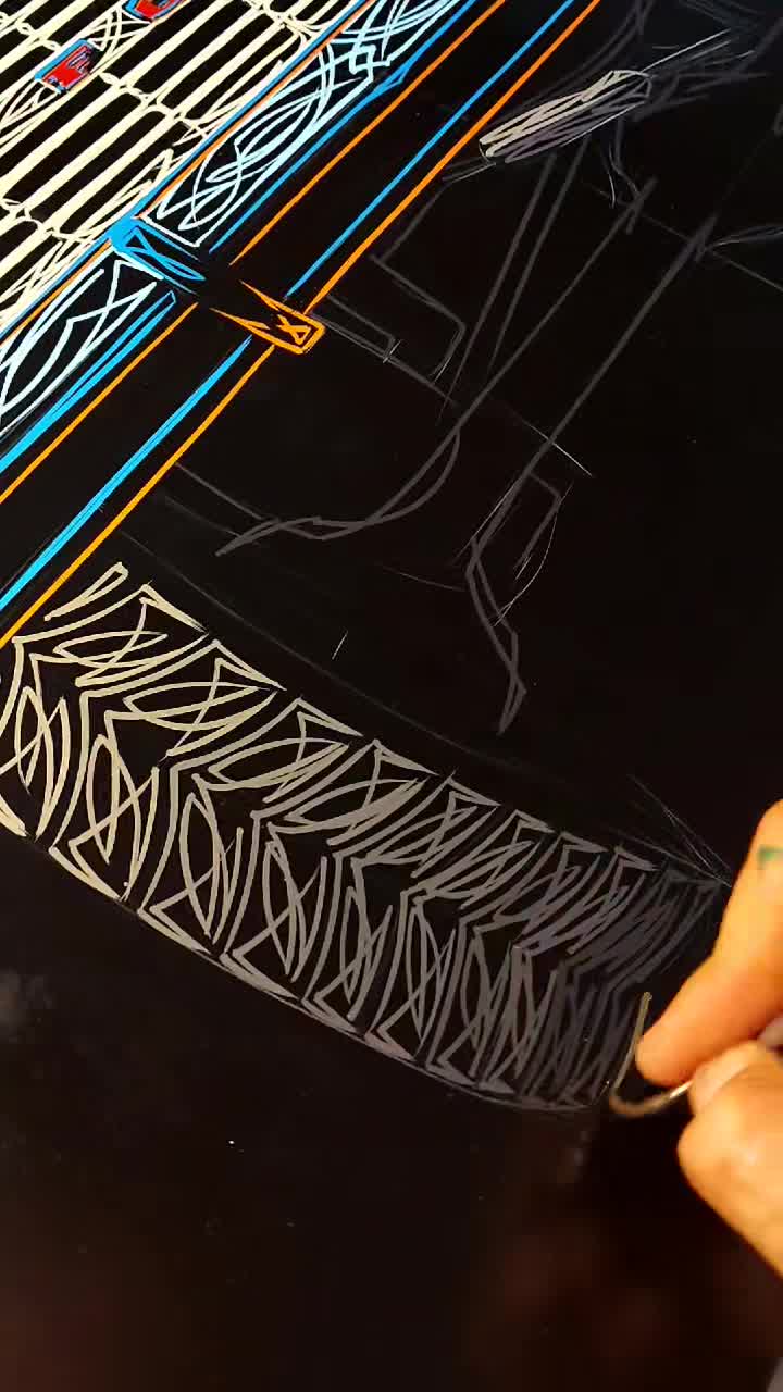 Taking pinstriping to... - CARtoons Magazine Automotive Humor