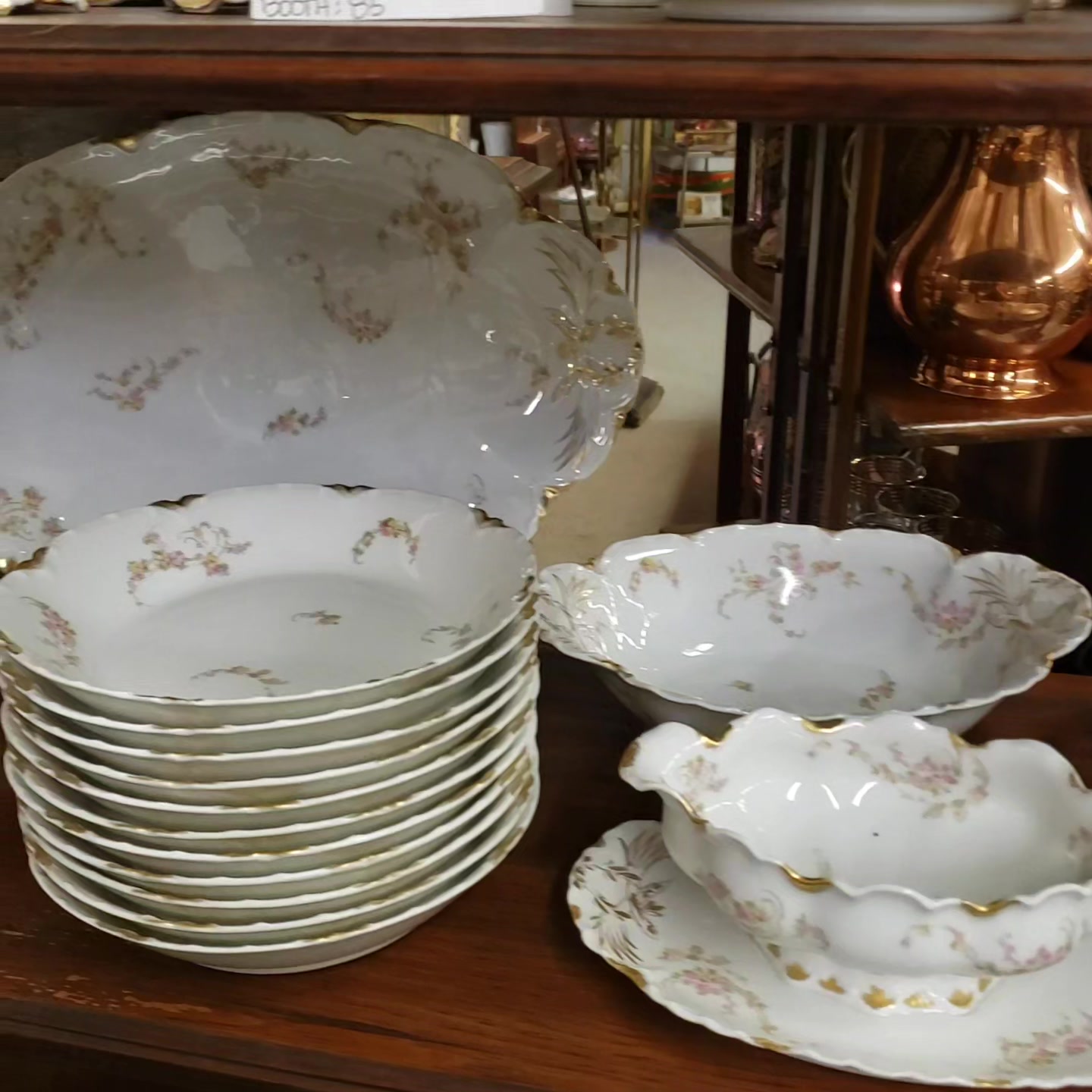 42 piece Haviland Limoges set is perfect for your spring time