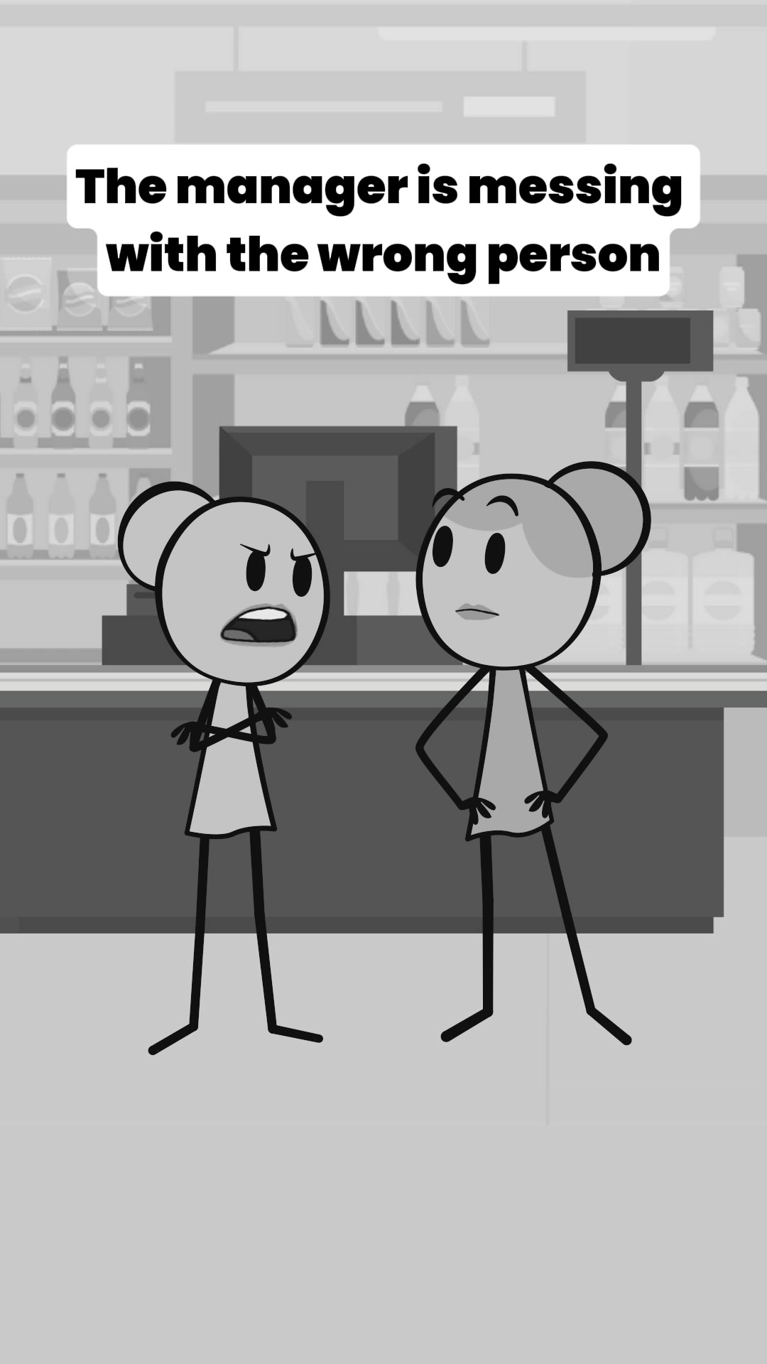 The manager is messing with the wrong person #tonyanimation # ...