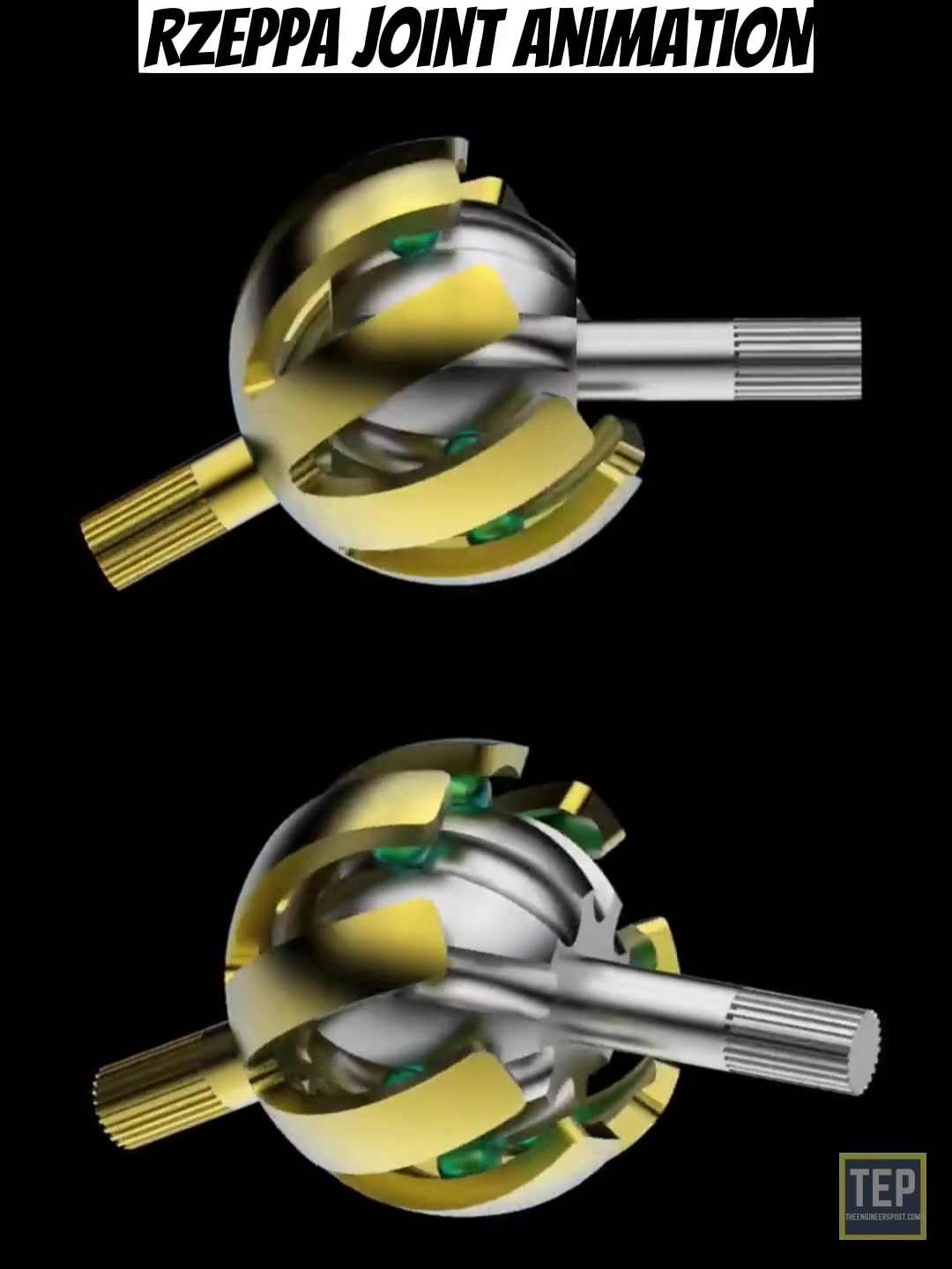 Know Beautiful Animation of the Rzeppa Joint (CV Joint) 👇😍 ...