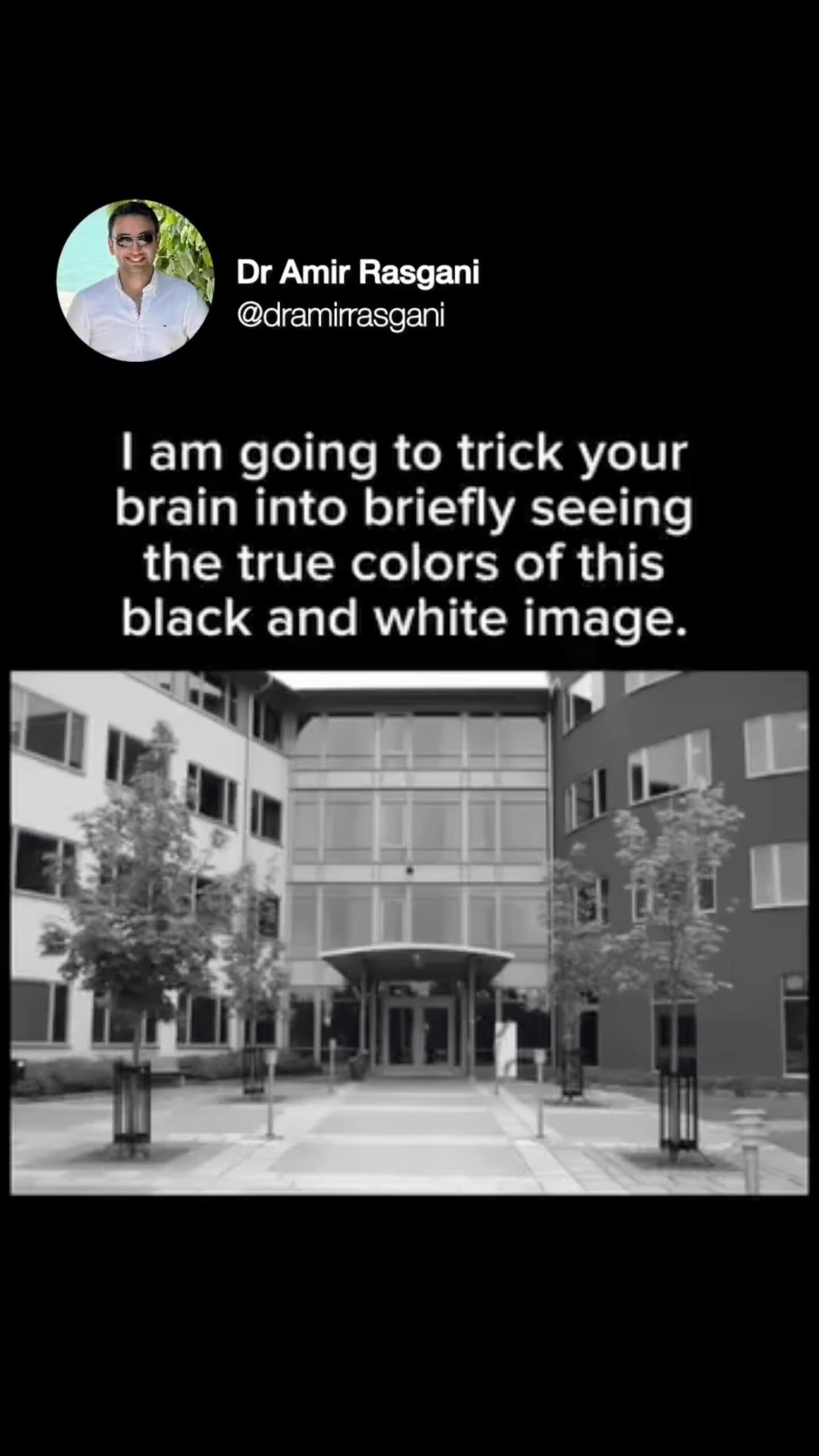 This is a fascinating optical illusion based on a phenomenon called ...