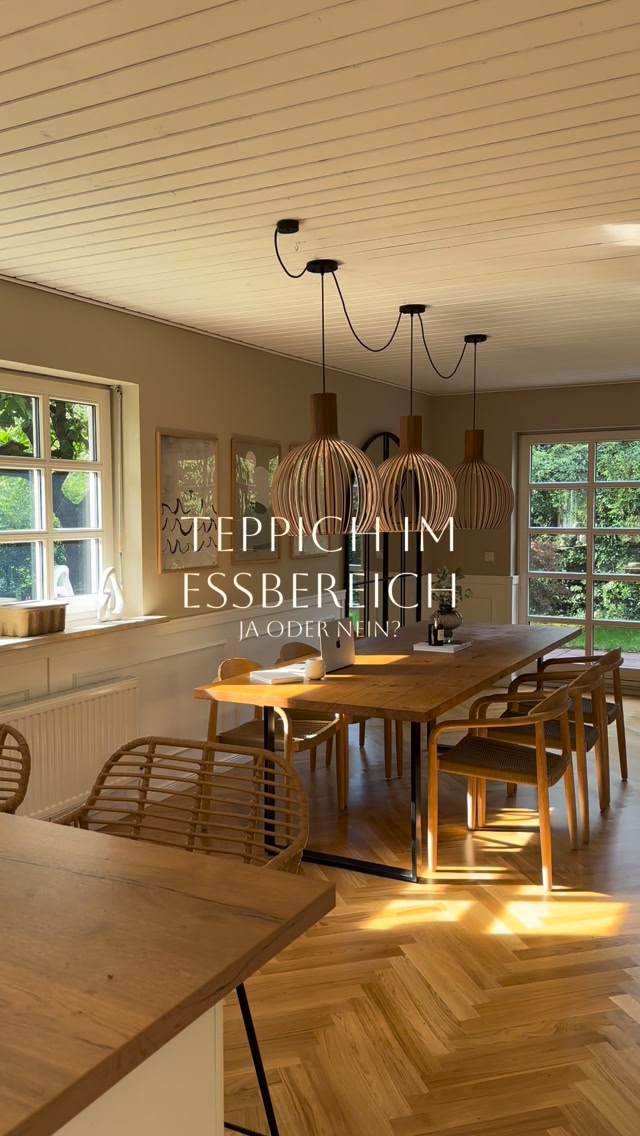 Werbung | Ich bin definitiv Team Teppich unter dem Esstisch 😍 Ich finde ...