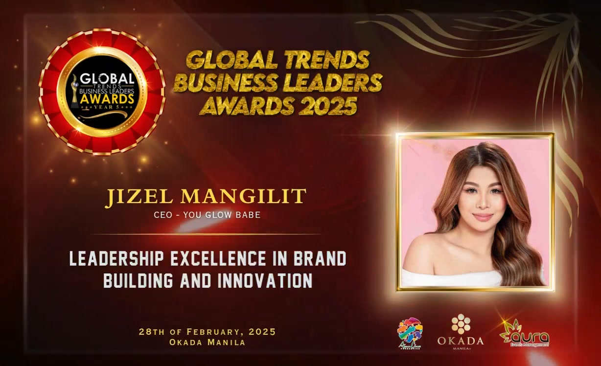 We are thrilled to announce that Jizel Mangilit, CEO of You Glow