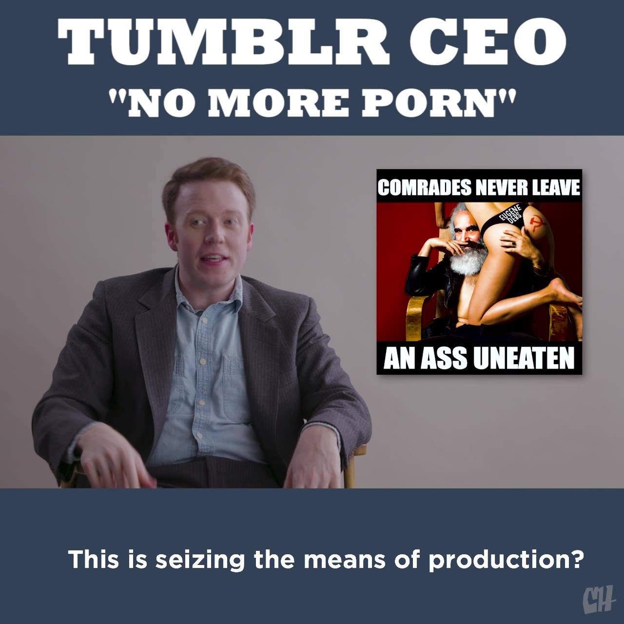 CollegeHumor - Tumblr CEO: "No More Porn"