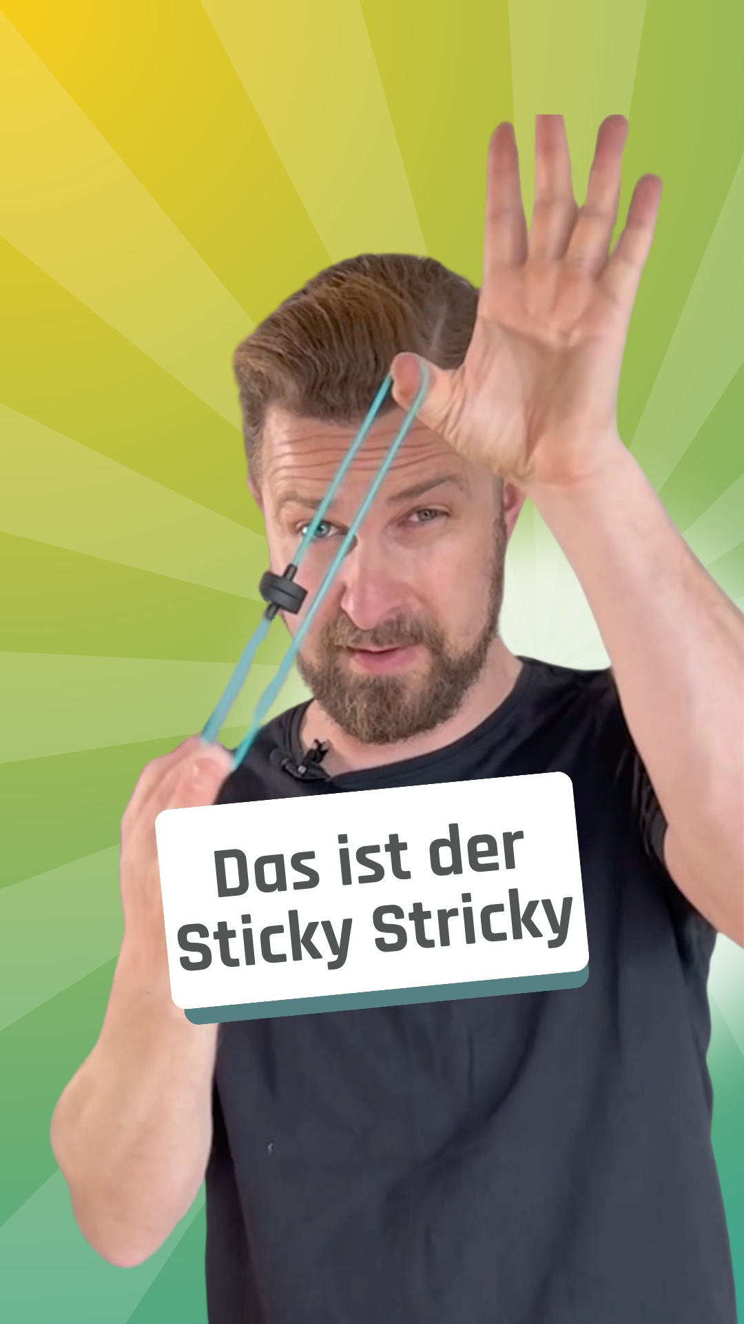 STYYL Sticky Stricky – Superstarkes Magnetisches Befestigungs-Gadget, Schwarz Reflektierend, Bis 8,5 Kg Haltekraft