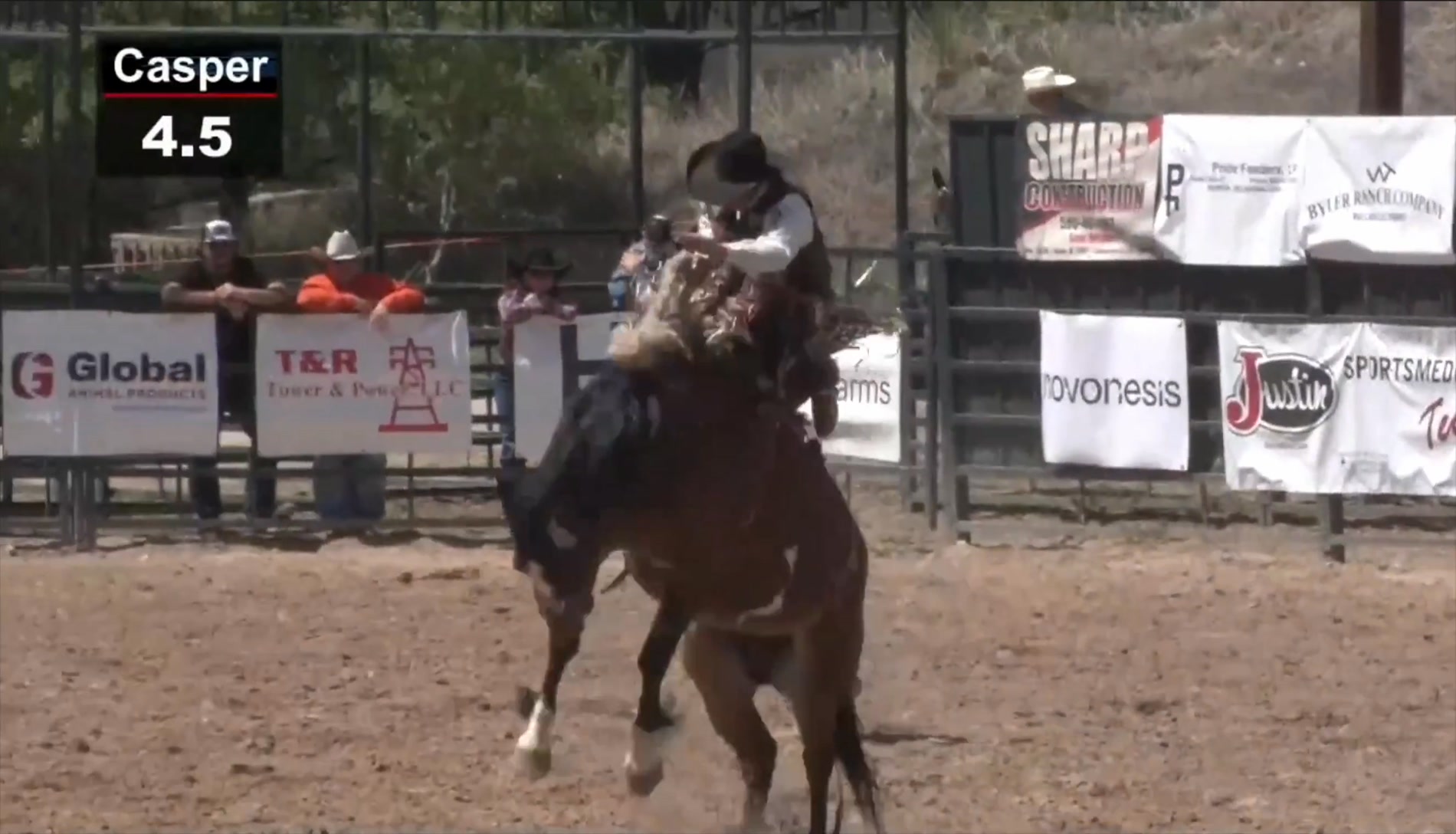 Wyatt Casper, 88.5 pt ride for the Guymon Pioneer Days Rodeo win! # ...