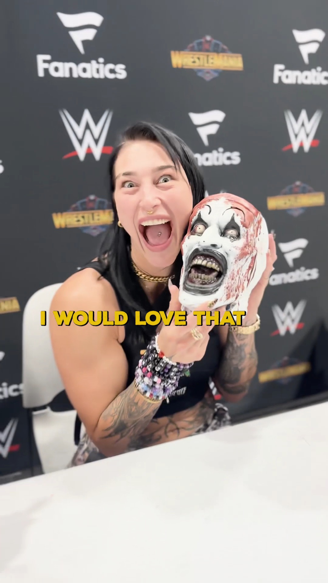 The second Rhea Ripley x Terrifier collab is live! Head over to