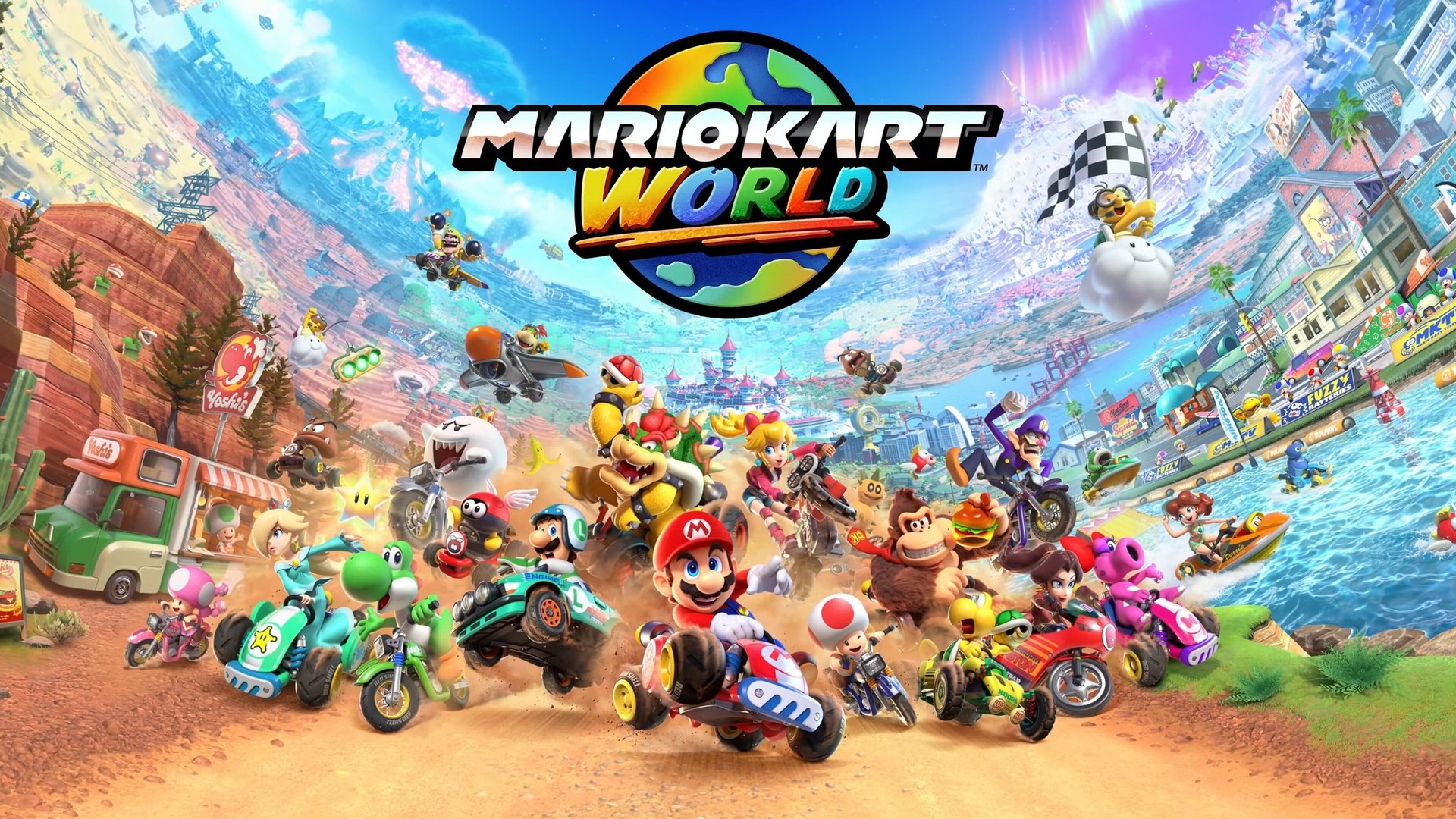 Nintendo has announced Mario Kart World for Switch 2, the game set to ...
