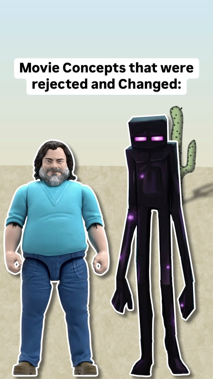 Movie Concepts that were rejected and changed: #minecraft | Animation ...