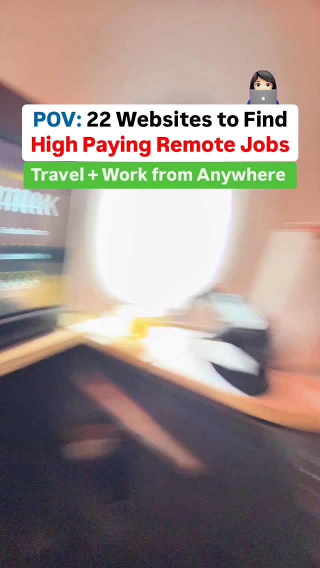 Comment “Remote jobs” for 7 more links 📊⬇️ - 📊 Remote Job Boards: 1️⃣ ...
