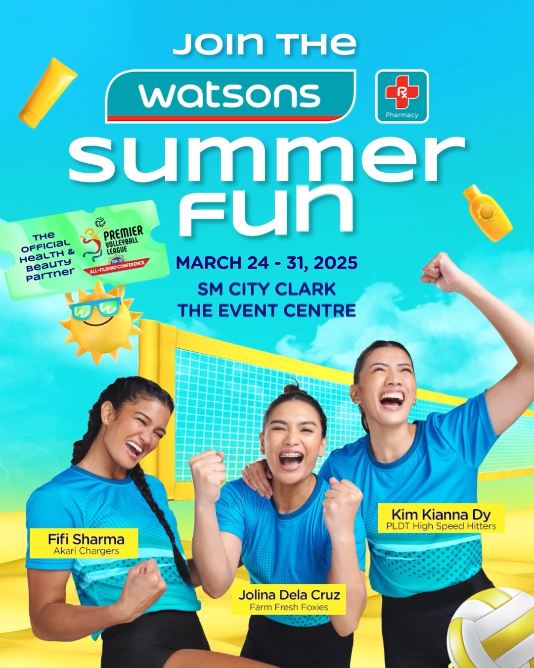 ☀️ Watsons Summer Fun is here at SM City Clark The Event Centre! 🌴 Grab ...