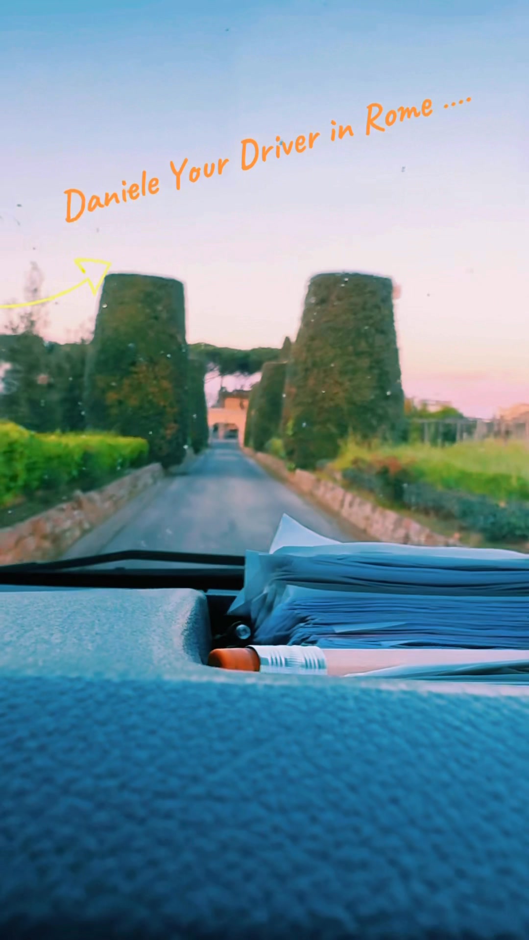 Driving through the Roman countryside and the imposing Roman villas is ...