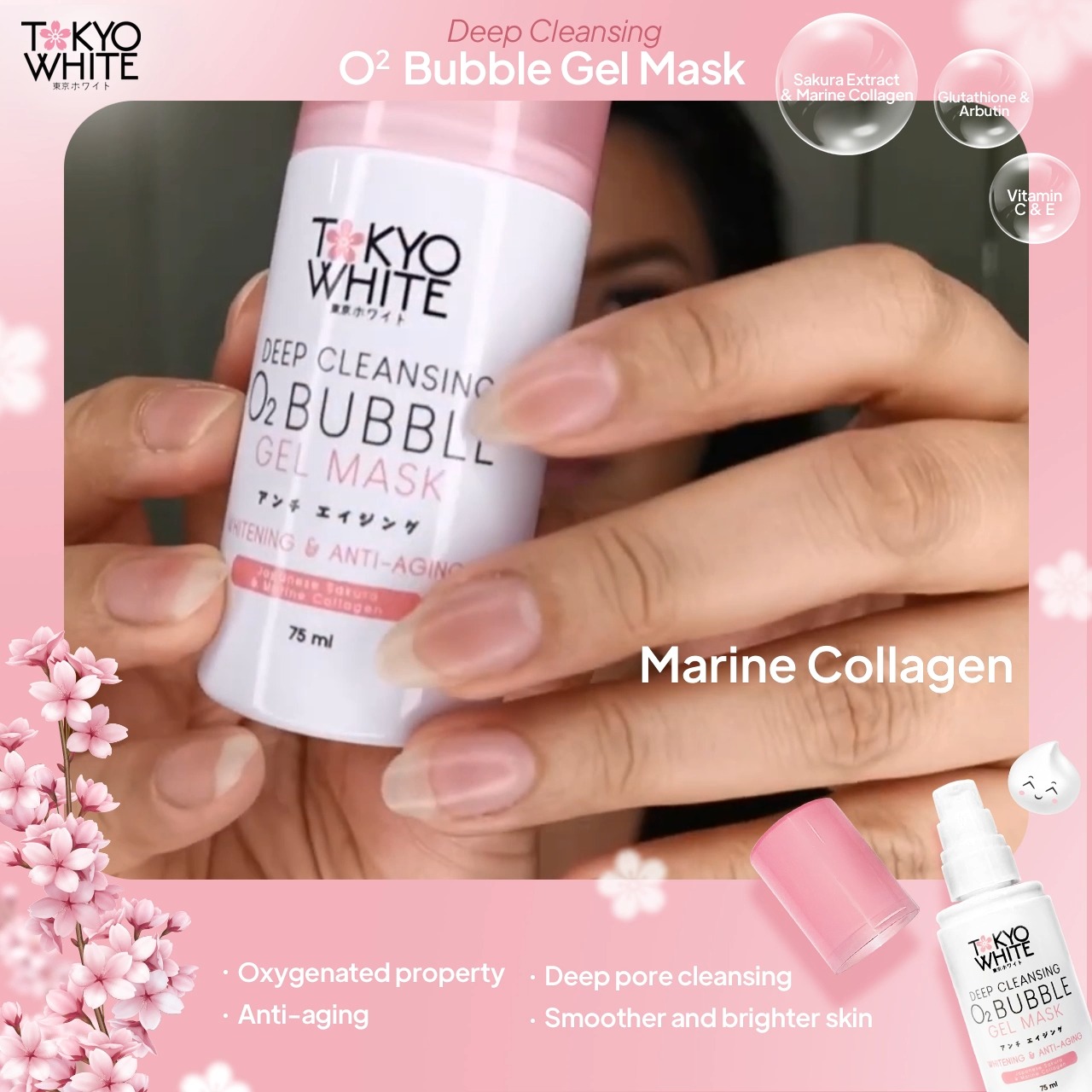 Another honest review about our Tokyo White O2 Bubble Gel Mask from our bestie, @poccalilangel ! ✨ , ✨PROVEN EFFECTIVE BY THOUSANDS OF CUSTOMERS 🇵🇭 ✨, Smoothen and lighten dark areas with Tokyo White 