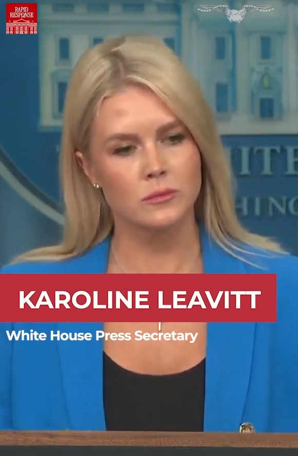 Leavitt shuts down reporter's 'incredibly disingenuous attack' that ...